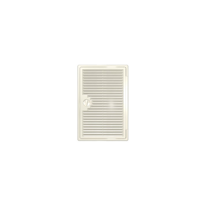 Sportello di ispezione ventilato DEKOFOT con maniglia, formato 200x300, finitura cromata