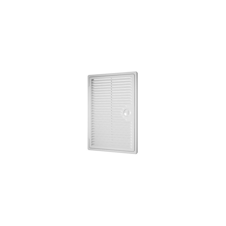 Sportello d’ispezione ventilato DEKOFOT 200x300 con maniglia cromata, versione per accesso pratico