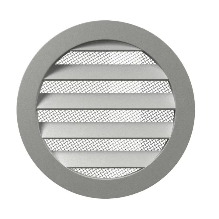 Griglia di ventilazione rotonda in lega di alluminio D125 - Akvavent