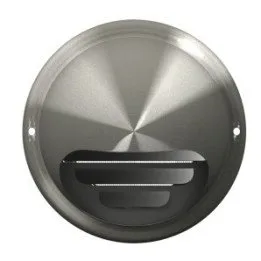 12,5VM, Griglia esterna per sfiato con flange D125, acciaio inox
