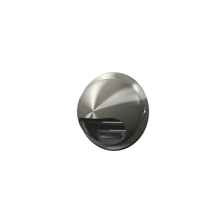 12,5VM, Griglia esterna per sfiato con flange D125, acciaio inox