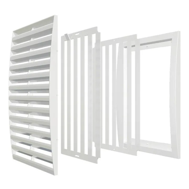 1515RRP, Griglia rimovibile con lamelle regolabili 150x150