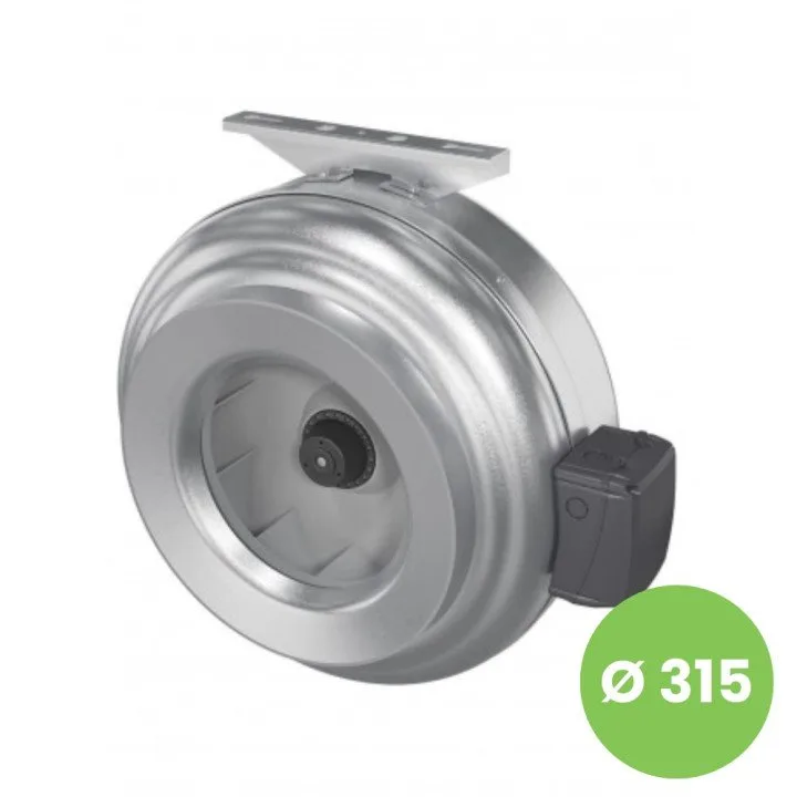Ventilatore radiale a tubo MARS GDF 315 – capacità di 1500 m³/h