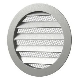 20RKM, Zunanja okrogla rešetka z zaslonom D225 in s prirobnico D200, Aluminij 