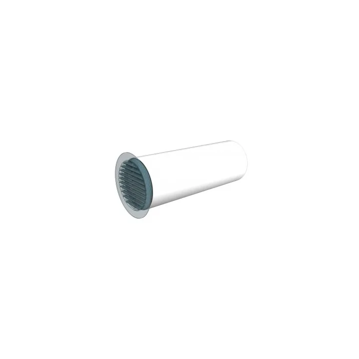 16RKS, Griglia rotonda per l'uscita dell'aria con copertura in plastica D200 e flangia D160