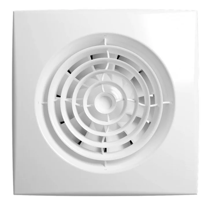 Ventilatore da bagno silenzioso con valvola di 125 mm, AURA 5C