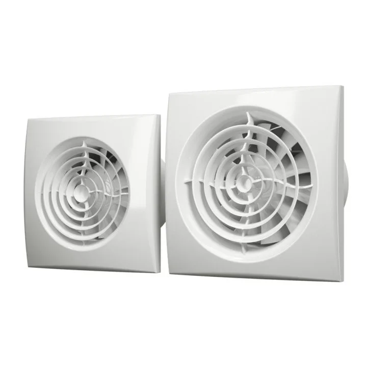 Ventilatore da bagno silenzioso con valvola di 125 mm, AURA 5C