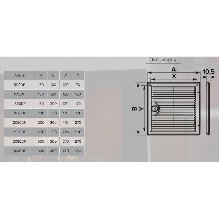 Porta di ispezione per ventilazione 3040DF, settima immagine della galleria