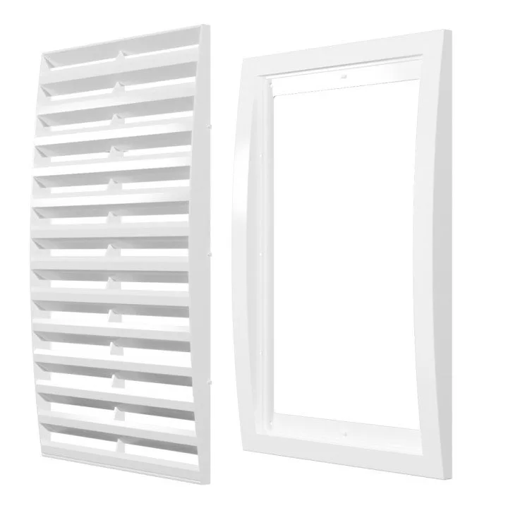1515RRN, Griglia esterna rimovibile 150x150, plastica ASA