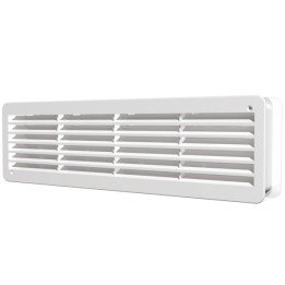 Griglia di ventilazione rimovibile 450x131 in polipropilene, confezione da 2 pezzi