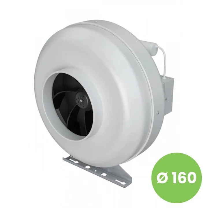 CYCLONE-EBM 160, Ventilatore centrifugo canalizzato in plastica per immissione ed estrazione d'aria BB D160