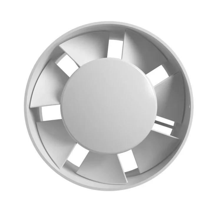Ventilatore tubolare eco 100 mm, 12 V AC per ambienti umidi