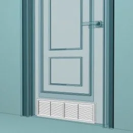 Griglia di ventilazione rimovibile 455x133 beige per 4513RP