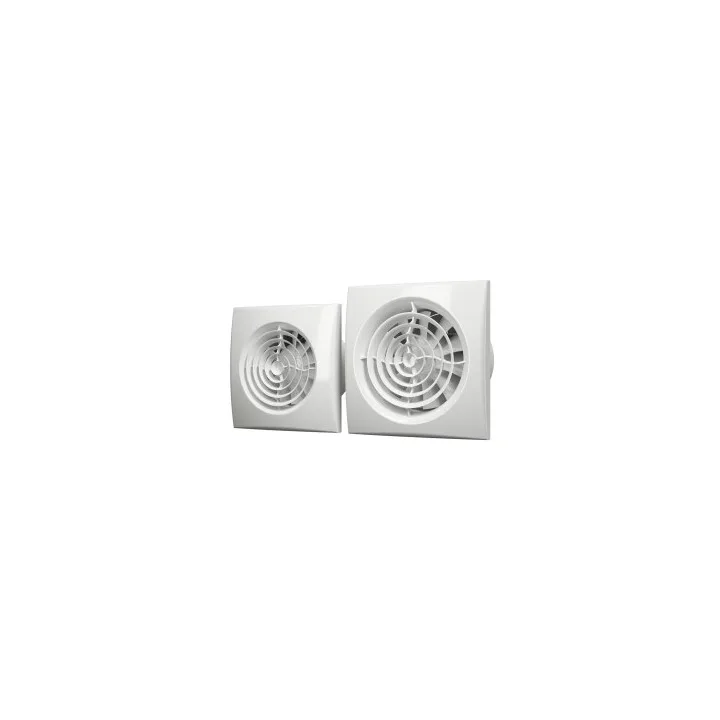 Ventilatore silenzioso per bagno con sensore di umidità e timer fi 100 mm