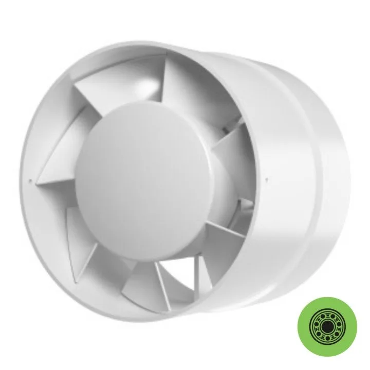 Ventilatore assiale canalizzato per l'immissione e l'estrazione dell'aria D125 - Akvavent