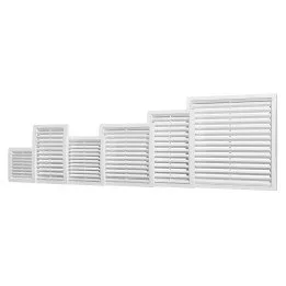 1515RRN grigio, Griglia esterna rimovibile 150x150, plastica ASA