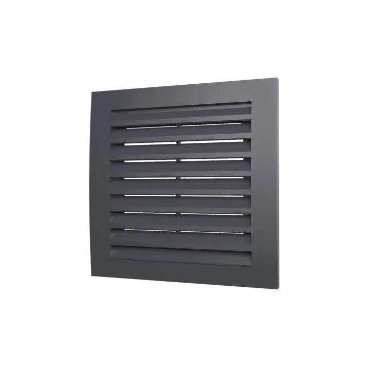 1515RRN grigio, Griglia esterna rimovibile 150x150, plastica ASA
