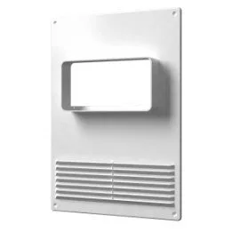 612PTGR, Pannello inferiore verticale in plastica con griglia 180x250 e flange 60x120