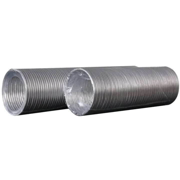 15VA ULTRA, Condotto d'aria flessibile ondulato in alluminio, D fino a 3,1 m, diametro 150 mm