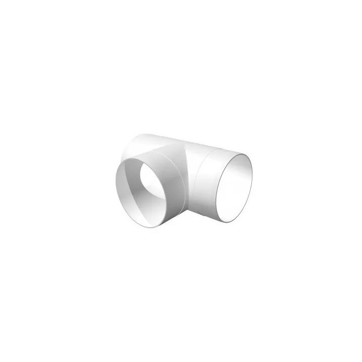 T-giunto 16TP per canalizzazione rotonda D160, ideale per le connessioni del sistema di ventilazione