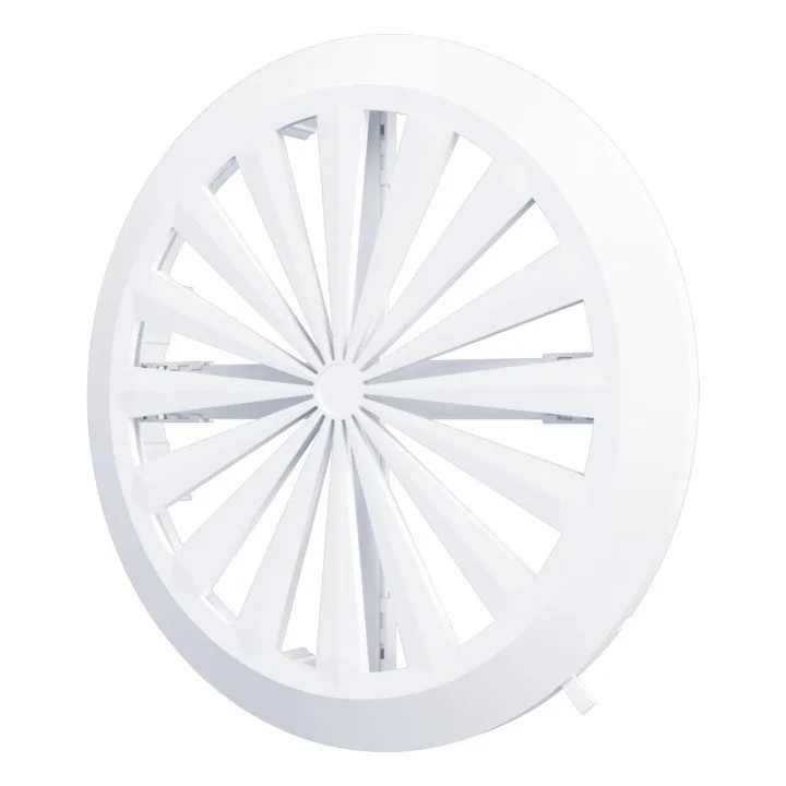 Griglia di ventilazione tonda regolabile D180 18 10RKU - Akvavent
