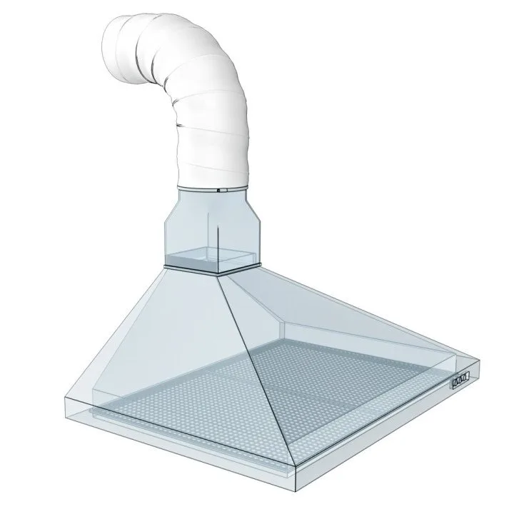 12,5PF3, Canale aereo flessibile in PVC D 3m diametro 125