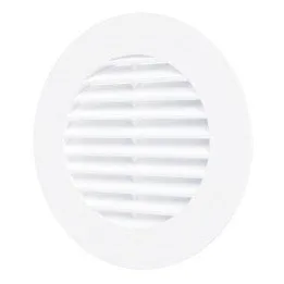 Griglia di ventilazione rotonda D125 con flangia D88 10RKL - Akvavent