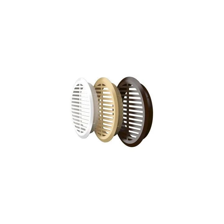 Griglia di ventilazione rotonda 50 5 marrone 05DP 1/4 a un prezzo conveniente - Akvavent