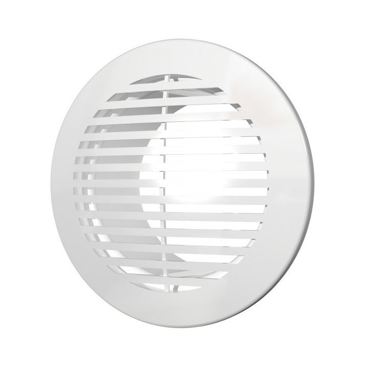 Griglia di ventilazione rotonda D145 con flangia D100 10RKF, vista della seconda immagine della galleria