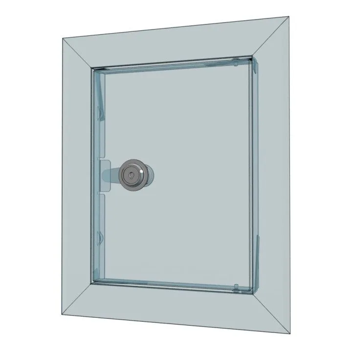Porte di ispezione in acciaio LT4060MZ 460x660 con flangia prezzo - Akvavent