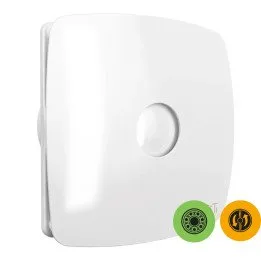 Ventilatore silenzioso e potente per bagni e cucine di 100 mm, RIO 4C