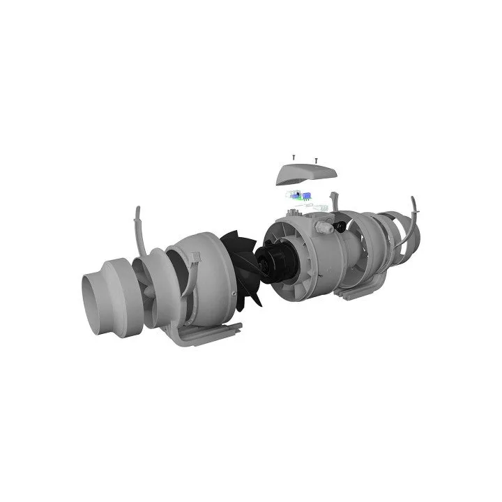 Ventilatore assiale tubolare TYPHOON 100 2SP – 2 velocità, IP44