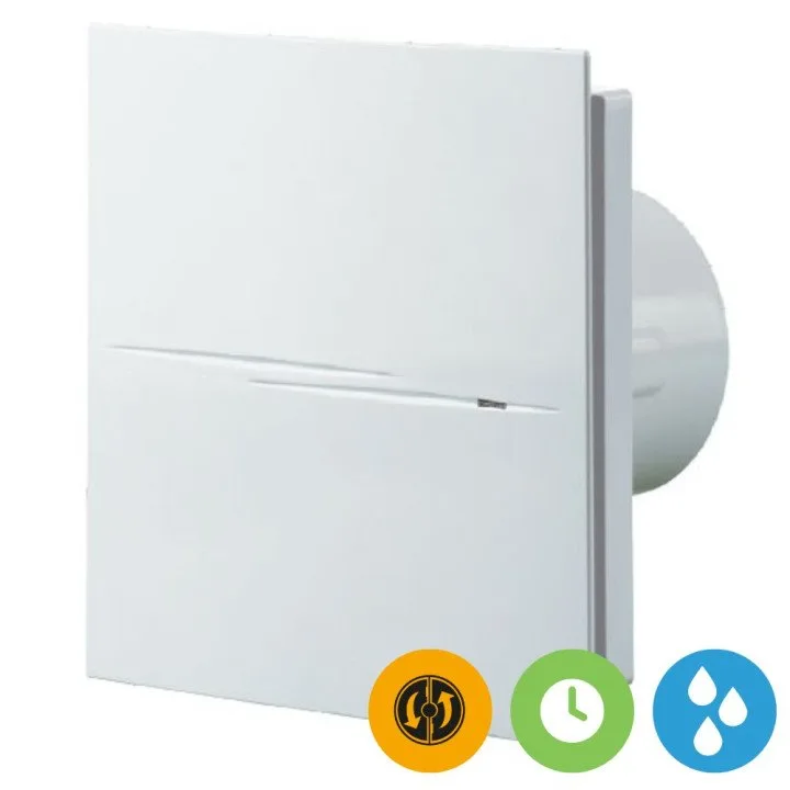 Ventilatore da bagno silenzioso ed energeticamente efficiente Quiet-Q Style TH