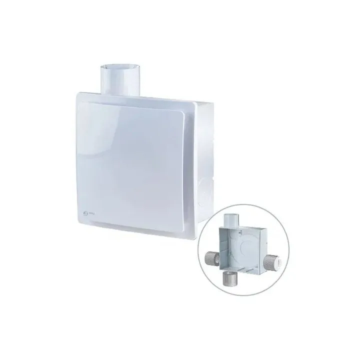 Ventilatore Radiale Silenzioso con Timer e Interruttore SIKU VNV 1B KV TR per Sistemi di Ventilazione