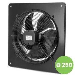 Ventilatore assiale industriale a parete ad alte prestazioni 250 mm