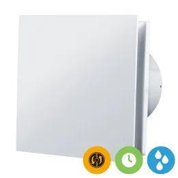 Ventilatore da bagno elegante con pannello chiuso