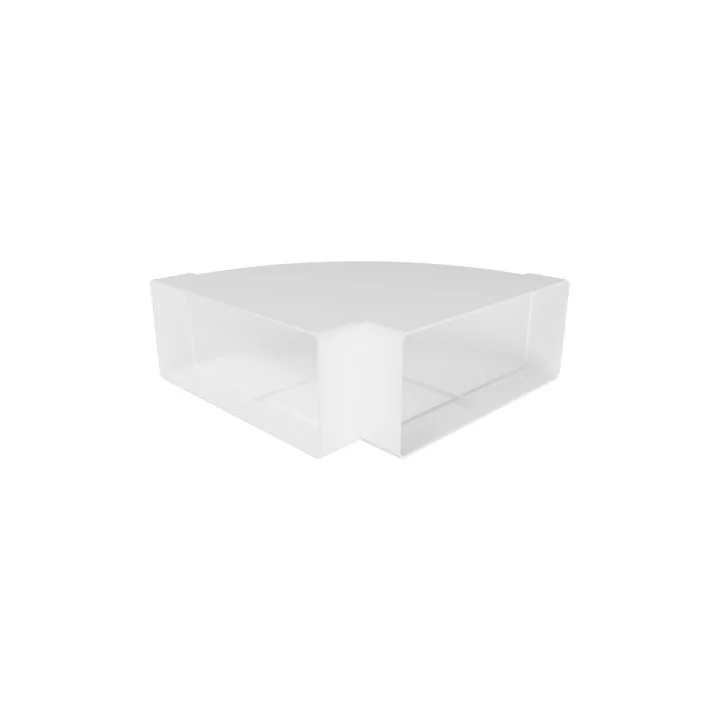 Gomito orizzontale 90° per canale rettangolare 220x90mm, 922KGP