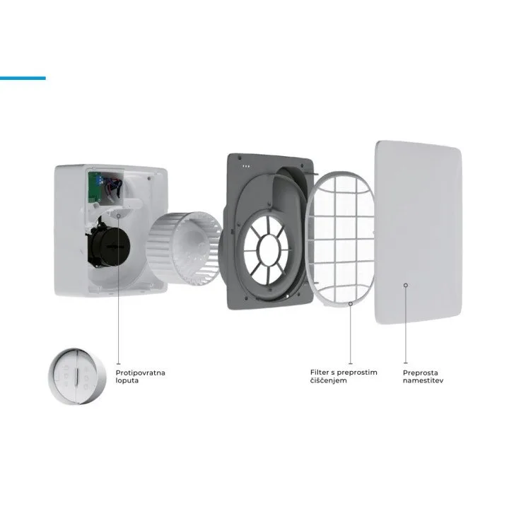 FANTOM TH – ventilatore centrifugo per bagno