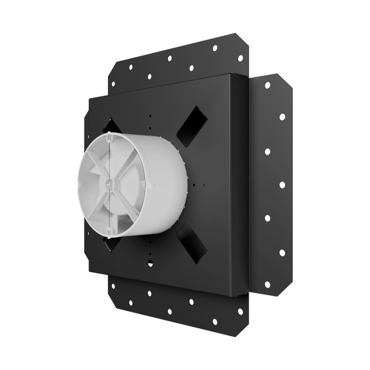 Terrific 4c nero opaco – ventilatore da bagno incassato nascosto