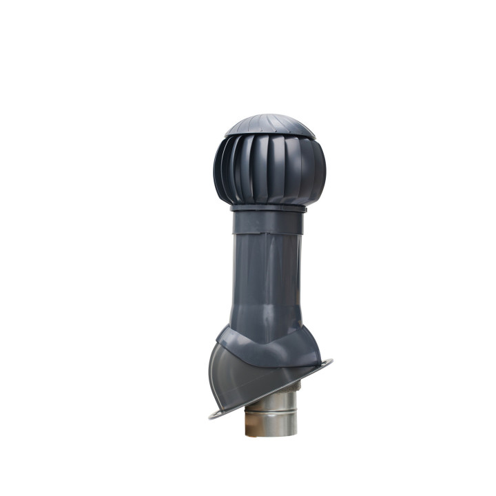 RRTV+S 160 Gray Graphite kit di ventilazione per tetto