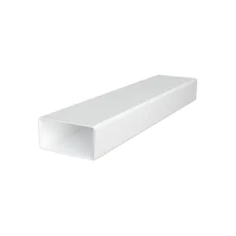 Tubo rettangolare per ventilazione e cappe 120x60mm e lunghezza 1m