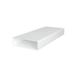 Tubo rettangolare per ventilazione e cappe 204x60mm e lunghezza 1m