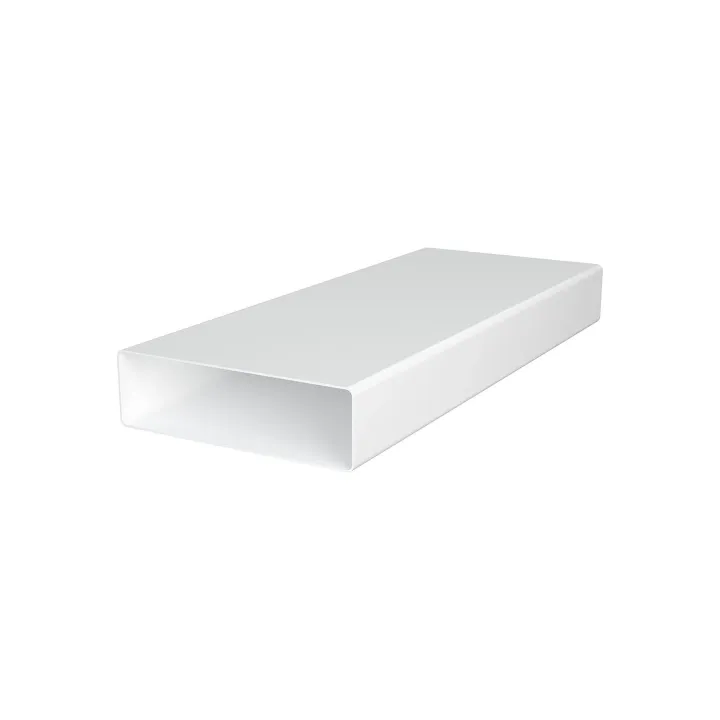 Tubo rettangolare per ventilazione e cappe 204x60mm e lunghezza 1m