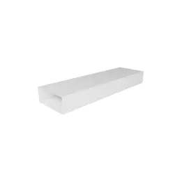 Tubo rettangolare per ventilazione e cappe 220x90mm e lunghezza 0,5m