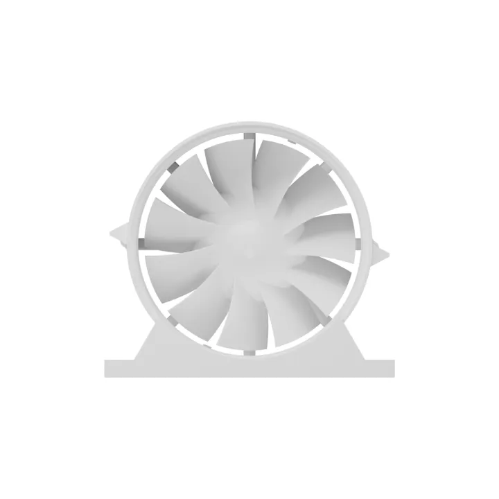 PRO 5, ventilatore assiale canalizzato per l'immissione e l'estrazione dell'aria con kit di fissaggio BB D125