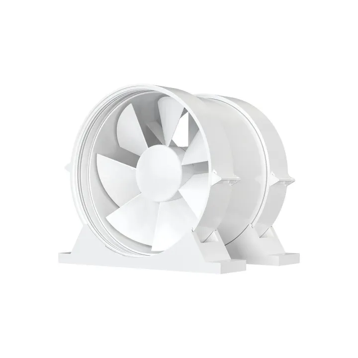PRO 6, ventilatore assiale canalizzato per l'immissione e l'estrazione dell'aria con kit di montaggio BB D160
