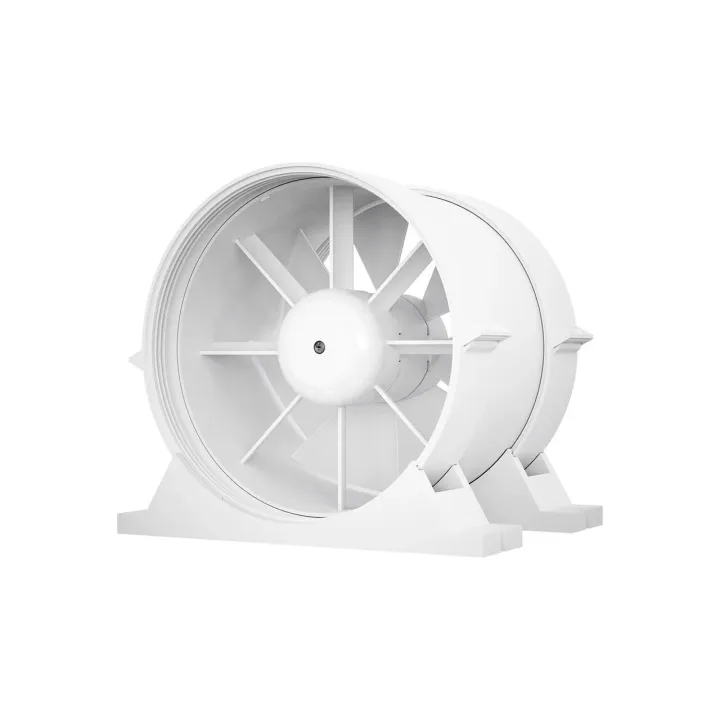 PRO 6, ventilatore assiale canalizzato per l'immissione e l'estrazione dell'aria con kit di montaggio BB D160