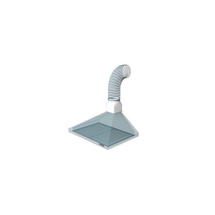 1212SP12.5KP, Collegamento centrale tra canale rettangolare e canale circolare 126x126/D125
