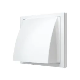 Griglia di ventilazione con valvola 150x150 e flangia D100 - Akvavent
