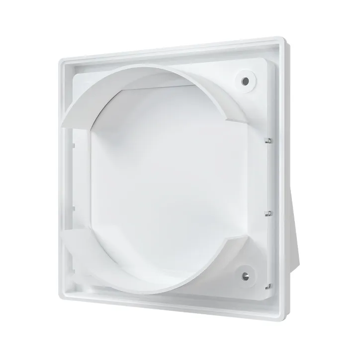 Griglia di ventilazione con valvola 150x150 e flangia D125 - Akvavent
